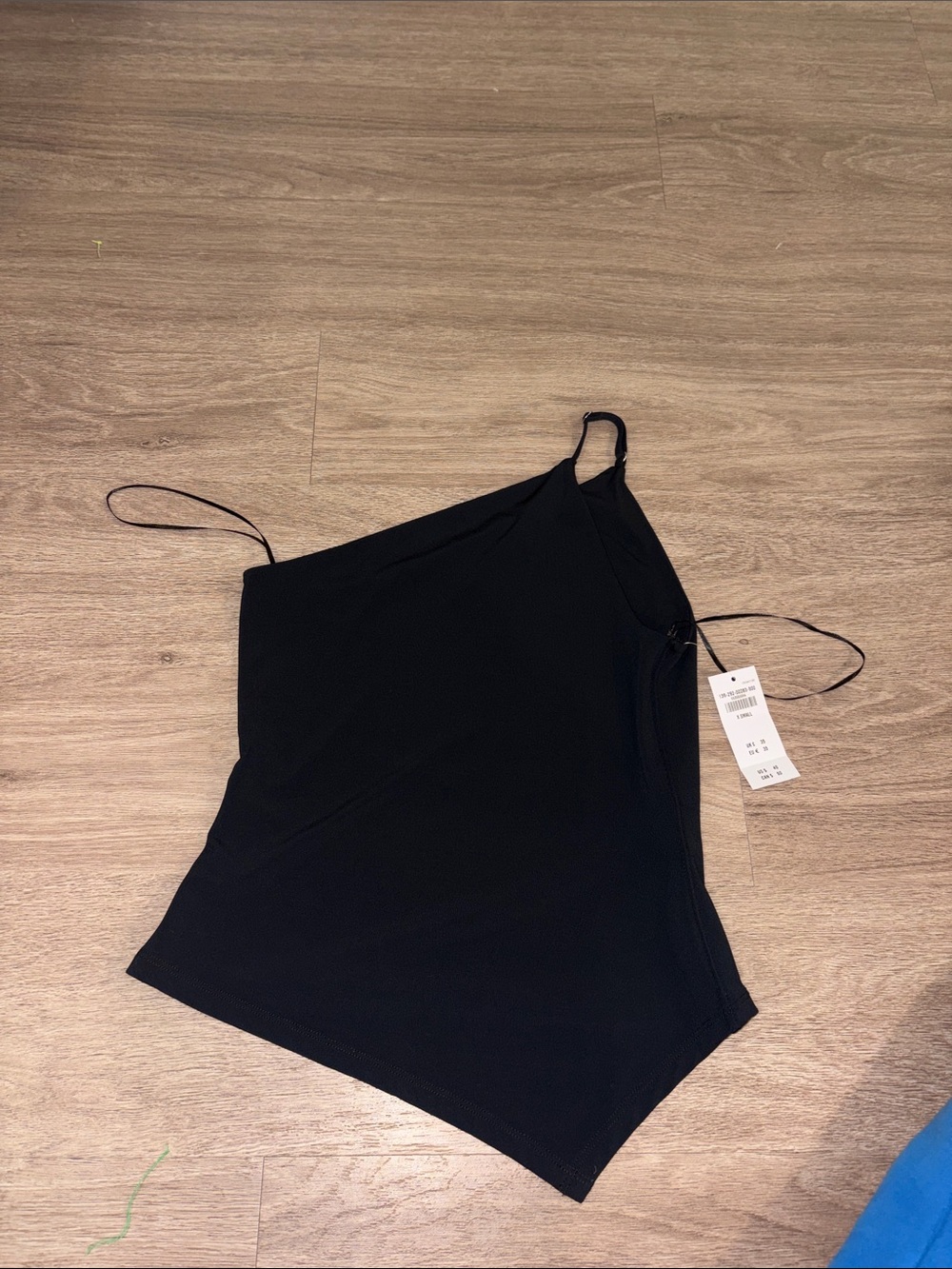Abercrombie NWT Black One-Shoulder Tank Top